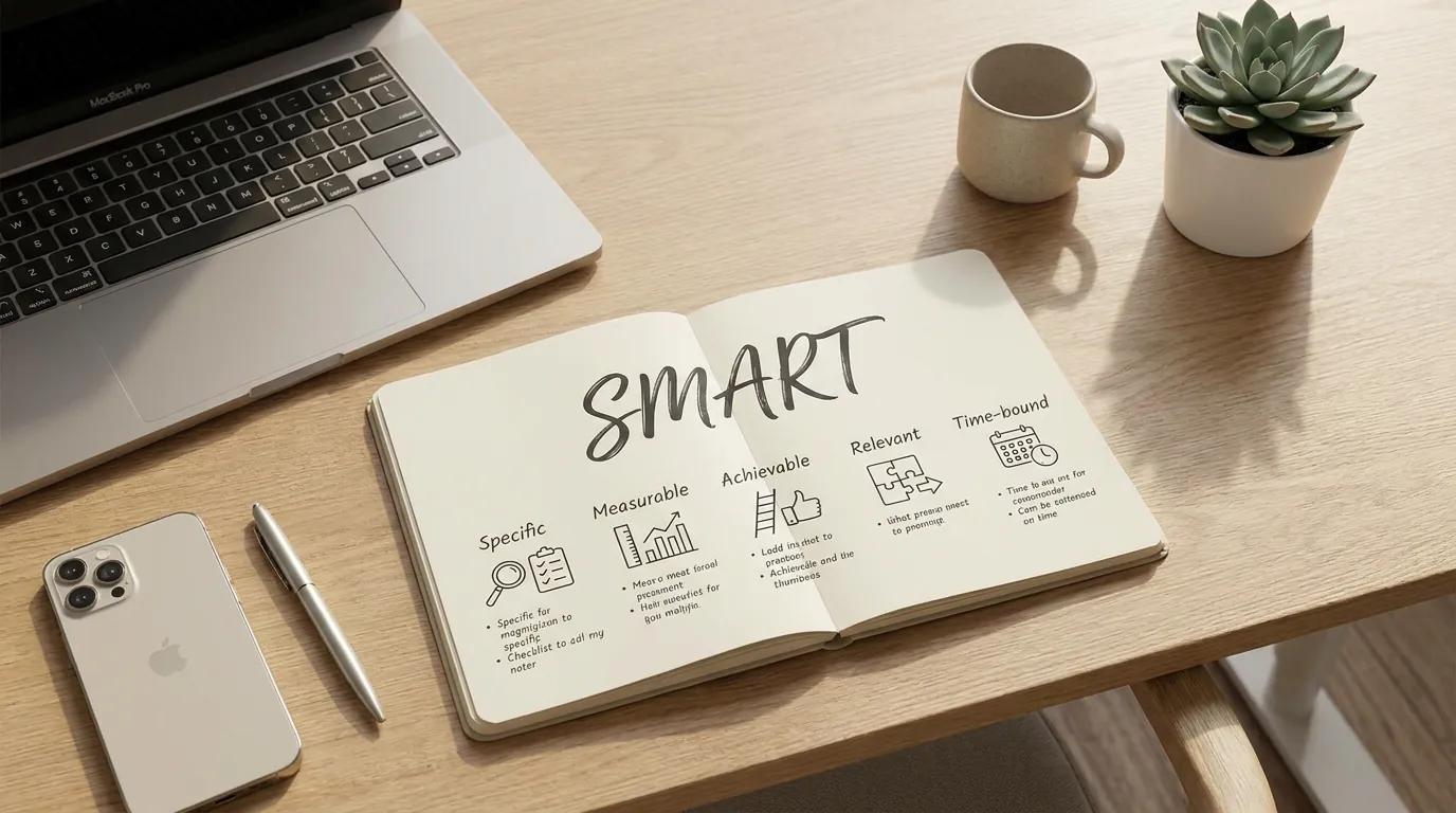 آموزش روش SMART برای نوشتن اهداف مشخص و قابل سنجش